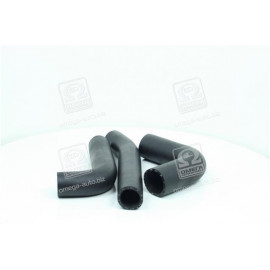 Патрубок радіатора Москвич 412, (к-т 3шт) <ДК>