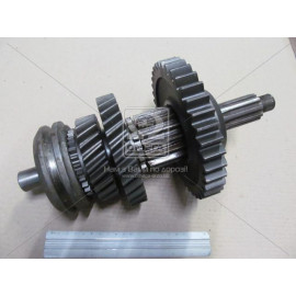 Вал вторинний КПП ГАЗ 53 в сб. (пр-во Росія)