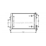 Радіатор Golf VII 1.2 TSi  08/12- (AVA) 