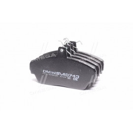 Колодка гальм. ГАЗ 3302 перед. (компл. 4шт.) (вир-во Dafmi)