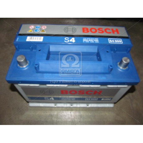 Аккумулятор   74Ah-12v BOSCH (S4009) (278x175x190),L,EN680