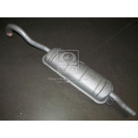 Глушник ВАЗ 2106 (2101,-07) (2-х камерний блок,1 кожух) штампосварний (вир-во екрис)