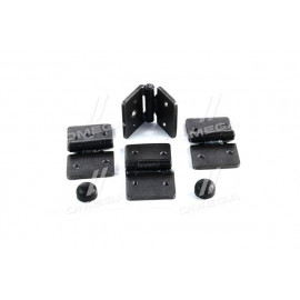 Петля дверей задньої Газель, Соболь (метал.) (компл.4шт.+2 буфера) <ДК>