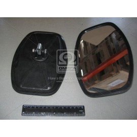 Дзеркало бічне УАЗ 452 250х160 плоске пласт.корп. (вир-во. Росія)