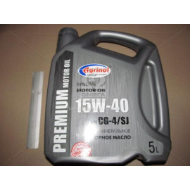 Масло моторн. Агринол HP-DIESEL 15W-40 CG-4/SJ (Канистра 5л/4,4кг)