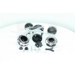 Сигнал дудка з компресором 2шт хром 165/215мм 12V <ДК> 