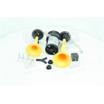 Сигнал дудка з компресором 2шт жовтий 165/215мм 12V <ДК> 