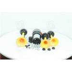 Сигнал дудка з компресором 3шт жовтий 153/165/215мм 12V <ДК> 