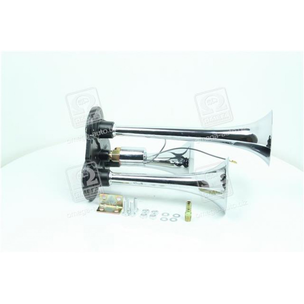 Сигнал дудка 3шт хром 165/230/295мм 24V <ДК>