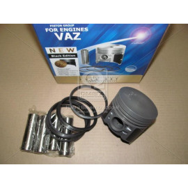 Поршень цилiндра ВАЗ 2101,2103 d=76,0 гр.D М/К (порш.Bl. Ed.+палець+п/кiльця) (МД Кострома)