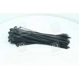 Хомут пластиковий 7.6х300мм. чорний 100шт./уп. <ДК>