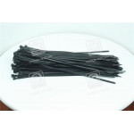 Хомут пластиковий 7.6х400мм. чорний 100шт./уп. <ДК> 