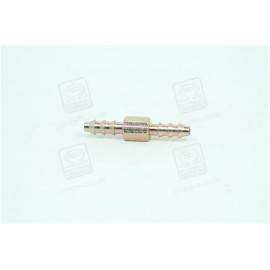 З'єднувач 6мм зубчастий для трубки (метал) (RIDER)