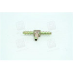 Трійник 6мм зубчастий для трубки (метал) (RIDER) 