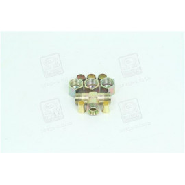 З'єднувач трубки ПВХ трійник різьбовій (Dвнут. = 10мм, М16х1,5) (RIDER)