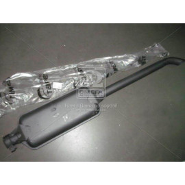 Глушитель МТЗ, ЮМЗ длинный черн. (L=1370 мм) (TEMPEST)