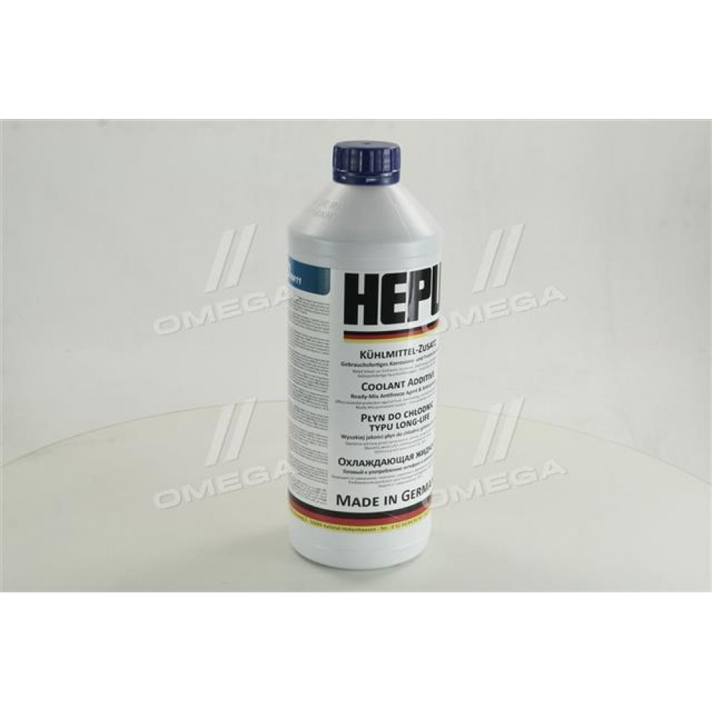 Антифриз HEPU G11 READY MIX BLUE -38C (Канистра 1,5л)