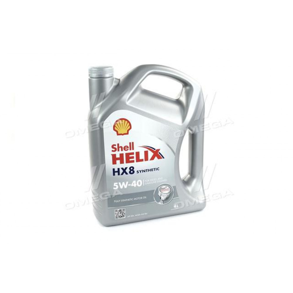 Олива моторн. SHELL Helix HX8 SAE 5W-40 SM / CF (Каністра 4л)