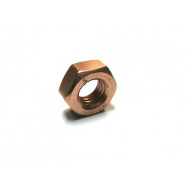 Гайка колектора М10х1,5 ГАЗ, МАЗ, КаМАЗ, ЗИЛ, Трактори (низька, мідна, ключ17)