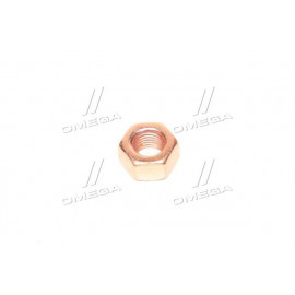 Гайка колектора М8х1,0 ГАЗ, МАЗ, КаМАЗ, ЗИЛ, Трактори (h8мм, обмеднен, ключ13)