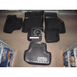 Килимки в салон автомобіля Volkswagen Golf VII (3D) 