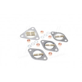 Р / к колектора випускного (на 1 гол. Кріплення) ЯМЗ 236 (прокладки, гайки, шайби, шпильки)