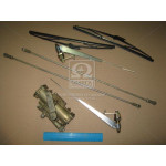 Склоочисник ЗІЛ пневматичний СЛ-440 в зб. (З важелями, тягами, щітками, осями) 