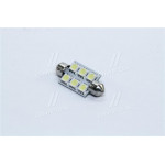 Лампа LED Софітні C5W 12V T11x39-S8.5 (6SMD, розмір 5050) білий <TEMPEST> 