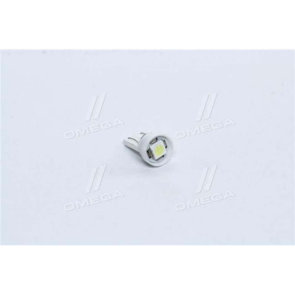 Лампа LED б/ц  габарит и панель приборов T10-1 SMD (size 5050) 24V  WHITE <TEMPEST>