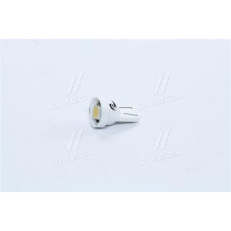 Лампа LED б/ц  габарит и панель приборов T10-1SMD (size 5050) 24V WARM WHITE <TEMPEST>