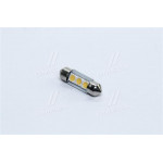 Лампа LED Софітні C5W 24V T11x31-S8.5 (3 SMD size5050) WARM WHITE <TEMPEST> 