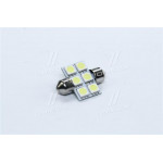 Лампа LED Софітні C5W 24V T11x31-S8.5 (6 SMD size5050) білий <TEMPEST> 