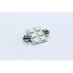 Лампа LED Софітні C5W 24V T11x36-S8.5 (6 SMD size5050) <TEMPEST> 