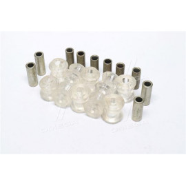 Р / к підвіски задн. ВАЗ 2101-07 (4 втулки больш. + 6 втулок малий., Силікон, 10 втулок розпірних.)