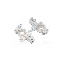 Клема акк. 2 шт. (Латунная, лудіння) євро трубка КАМАЗ, МАЗ (200 гр.) СЕЧЕНИЕ 16