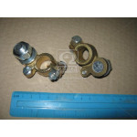 Клема акк. 2 шт. (Латунна) РЕМОНТ.універсал. КАМАЗ, МАЗ, ГАЗ (240 гр.) "Болтове затиск" O 12 