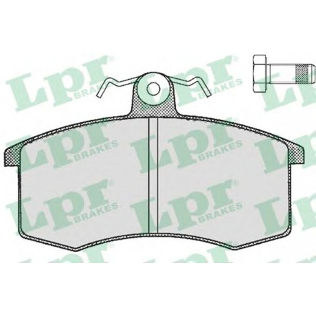05P288  LPR - Гальмівні колодки до дисків (F, S)