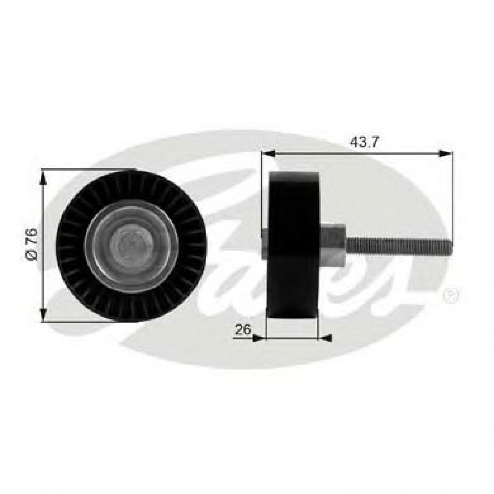 T38054 (7803-21054)  Обвідний ролик GATES DRIVEALIGN MV IDLER