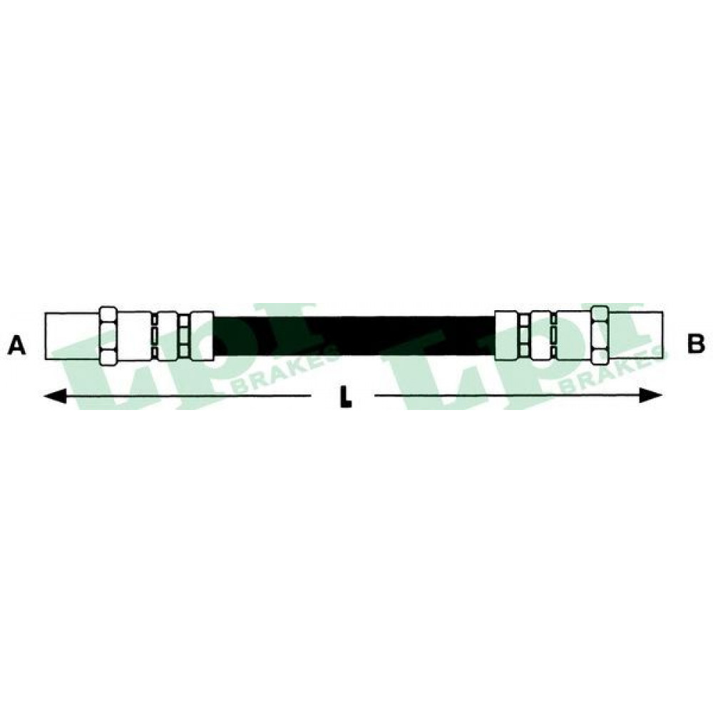 6T46797  LPR - Гальмівний шланг