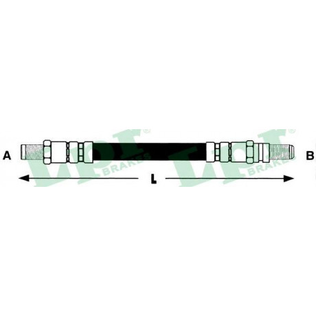 6T46655  LPR - Гальмівний шланг