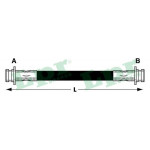 6T47605  LPR - Гальмівний шланг 