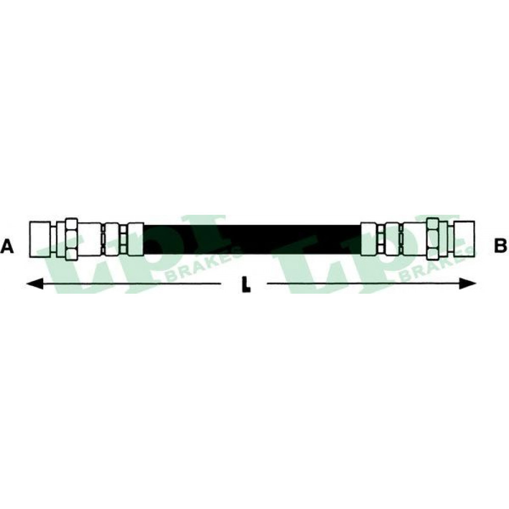 6T46344  LPR - Гальмівний шланг
