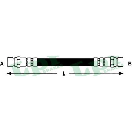 6T46344  LPR - Гальмівний шланг