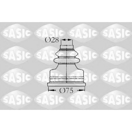2873773   SASIC - Пильовик привідного валу