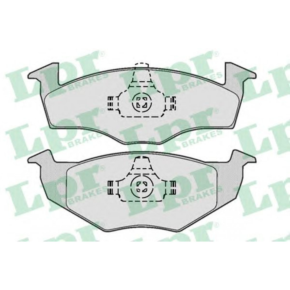 05P667  LPR - Гальмівні колодки до дисків (F, V)