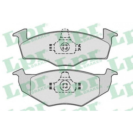 05P667  LPR - Гальмівні колодки до дисків (F, V)