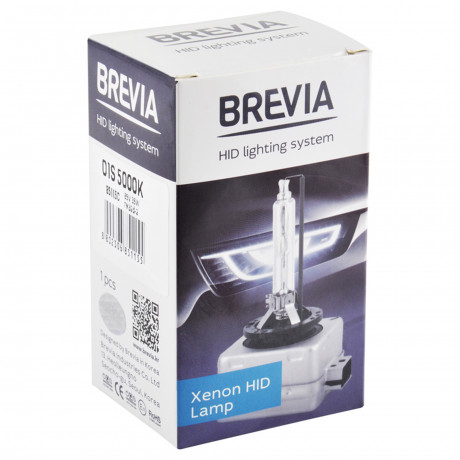 BREVIA Автолампа D1S,5000K,85V,35W PK32d-2,(1шт.) XENON