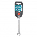 MOLDER Ключ комбінований з трещіткою та карданом CR-V, 13 мм, хромово-ванадієва сталь. 