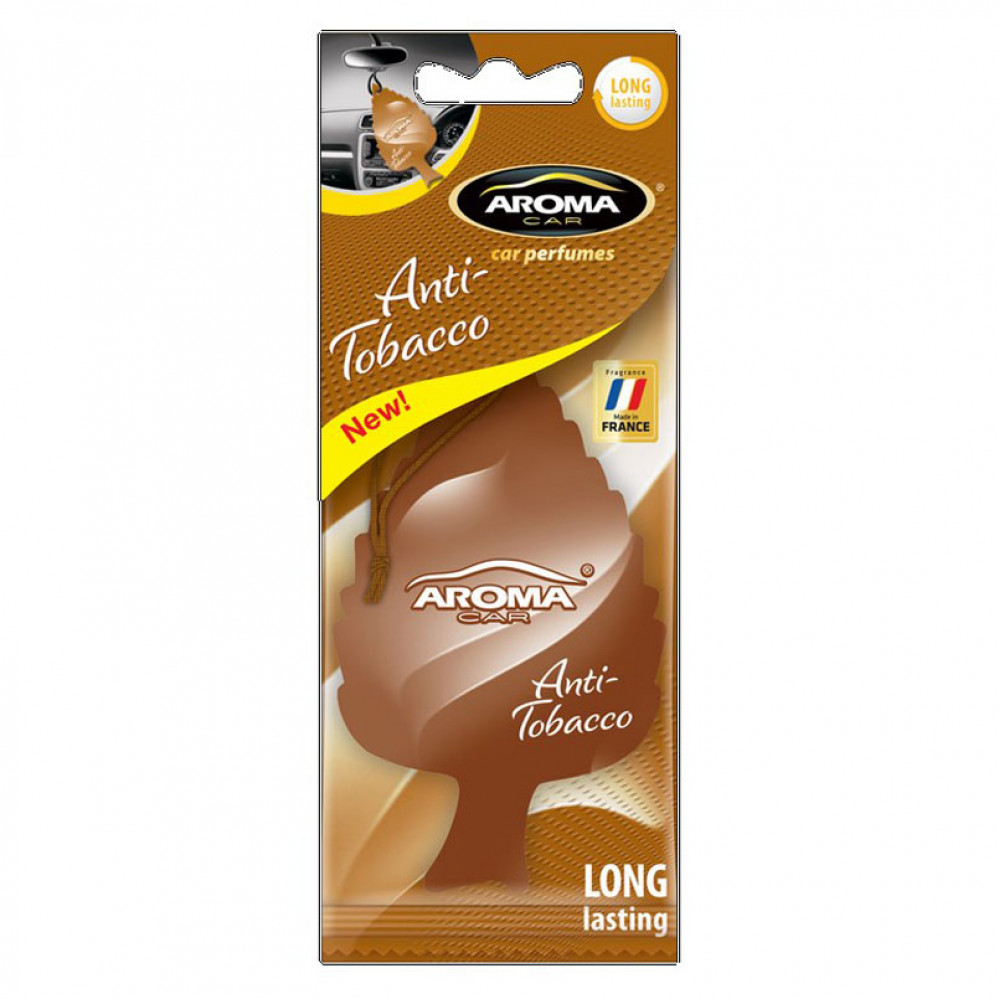 AROMA  Ароматизатор  Car Leaf - ANTI TOBACCO (36шт.) 