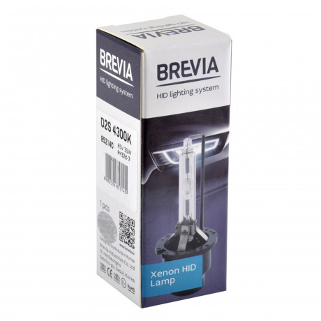 BREVIA Автолампа D2S,4300K,85V,35W PK32d-2, (1шт.) XENON